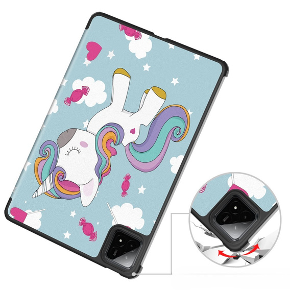 Etui do Xiaomi Pad 7 / 7 Pro, Smartcase, unicorn