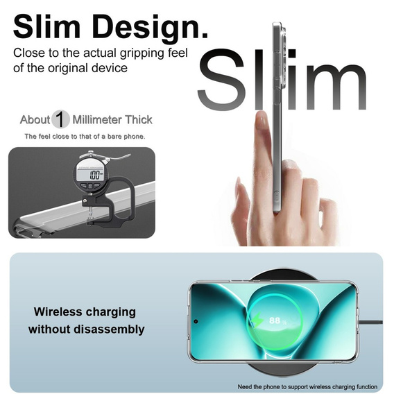 Etui IMAK do Xiaomi Redmi Note 15 Pro Plus 5G, UX-5 Series, przezroczyste