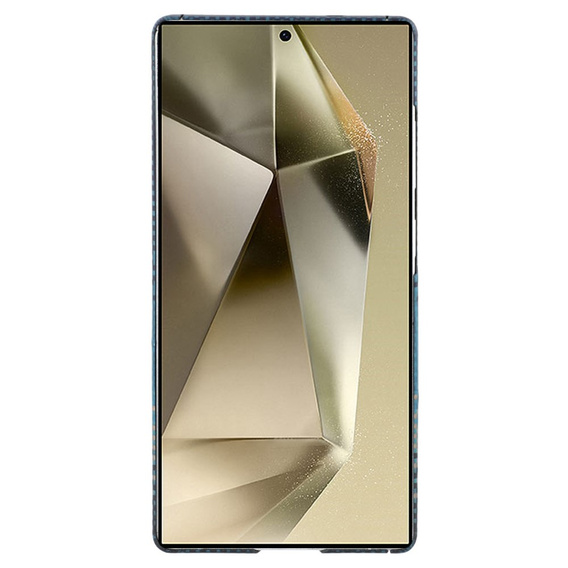 Etui do Samsung Galaxy S24 Ultra – magnetyczne z włókna aramidowego, niebieskie