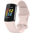 Pasek silikonowy do Fitbit Charge 5, Różowy