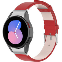 Pasek Skórzany do Samsung Galaxy Watch 4 / 5, Red