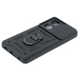 Etui pancerne do Oppo A58 4G, CamShield Slide, czarne