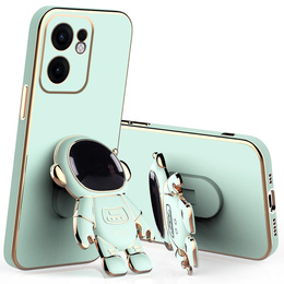 Etui do Oppo Reno 13F / Oppo Reno 13FS, Astronaut, zielone