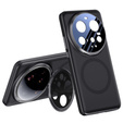 Etui do Xiaomi 15 Ultra, Kickstand Hard Case, do MagSafe, czarne