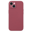 Etui do iPhone 15, Silicone Lite, czerwone
