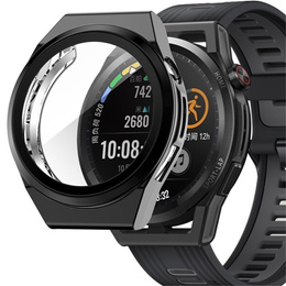 2w1 Etui z osłoną na ekran do Huawei Watch GT Runner, Czarne