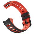 Pasek silikonowy dwukolorowy do Garmin Instinct – czerwono-czarny