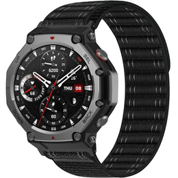 Pasek nylonowy z konektorem PC do Amazfit T-Rex 3 - czarny