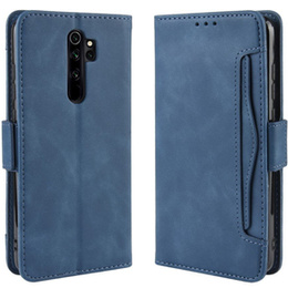 Etui z klapką do Xiaomi Redmi Note 8 Pro, Card Slot, granatowe