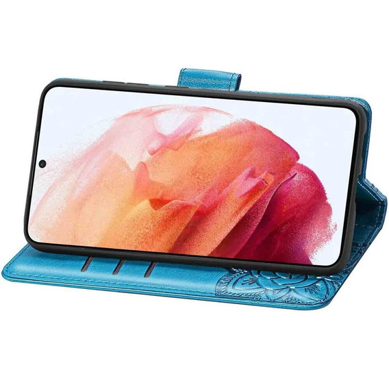 Etui z klapką do Oppo Reno 12 Pro, Butterfly, niebieskie