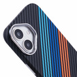 Etui do iPhone 16 Plus, Carbon Fiber MagSafe, granatowe