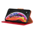 Skórzane Etui Wallet do Samsung Galaxy A50/A50S/A30S, czerwone