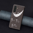Etui z klapką do Samsung Galaxy A55 5G, Wallet, Don't Touch My Phone czarne
