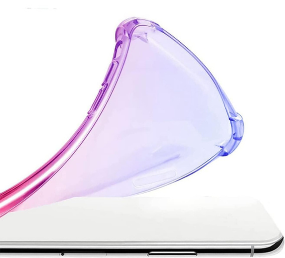 Etui Gradient Dropproof do Oppo A80, Fioletowe / niebieskie