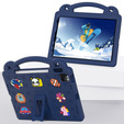 Etui do iPad 11" 2025 A16 (11 gen.) / iPad 10.9" 2022 (10 gen.), Cute Patterns, z podstawką, Granatowe