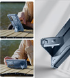 Etui pancerne do Samsung Galaxy S24 FE, Dexnor Full Body (Two Frames), granatowe
