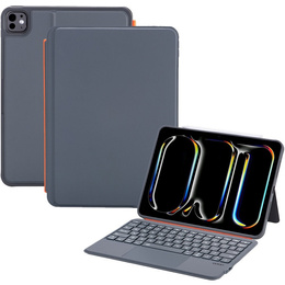 Etui z klawiaturą Bluetooth do iPad 11" 2025 A16 (11 gen.) / iPad 10.9" 2022 (10 gen.) – czarne