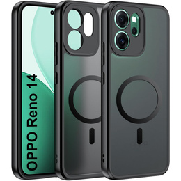 Etui do Oppo Reno 14, Matt Case, do MagSafe, matowe czarne