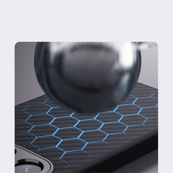 Etui NILLKIN do iPhone 15 Pro Max, CamShield CarboProp, włókno węglowe czarne