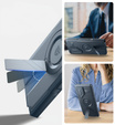 Etui pancerne do Samsung Galaxy S25 Ultra, Dexnor CamProtect MagSafe, niebieskie (Dwie ramki)