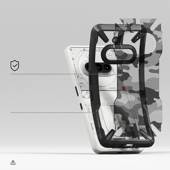 Etui Ringke do Nothing Phone 3a, Fusion X, Kamuflaż