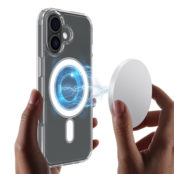 Etui do iPhone 17, do MagSafe, przezroczyste