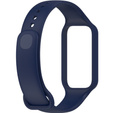 Pasek Silikonowy do Xiaomi Redmi Smart Band 2 / Xiaomi Smart Mi Band 8 Active, Granatowy
