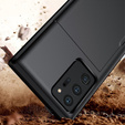 Etui do Samsung Galaxy Note 20 Ultra, Sliding Card Holder, czarne