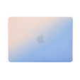 Etui ochronne do Macbook Air 13 (A2681) 2022 / Macbook Air 13 M3 (A3113) 2024 / M4 2025, HardShell, różowe / niebieskie