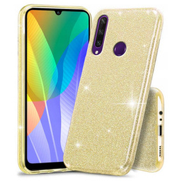 Etui Glitter Case do Huawei Y6P, Gold