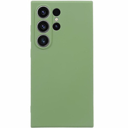 Etui do Samsung Galaxy S24 Ultra, Silicone Lite, zielone