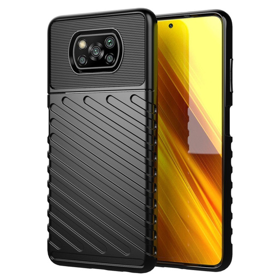 Etui do Xiaomi Poco X3 NFC, Thunder, czarne
