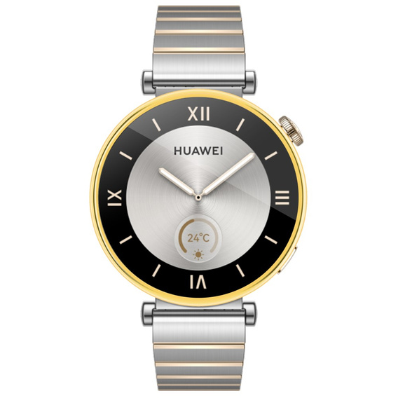 2w1 Etui z Osłoną na ekran do Huawei Watch GT 4 41mm, Złote
