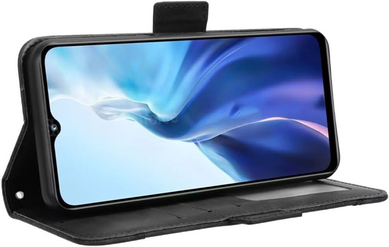 Etui z klapką do Xiaomi Redmi 15C 4G/LTE, Card Slot, czarne