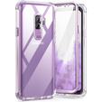 Etui do Samsung Galaxy S9 Plus, Suritch Full Body, przezroczyste / fioletowe