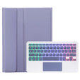 Etui z klawiaturą Bluetooth i touchpadem do Xiaomi Redmi Pad 2 – fioletowe