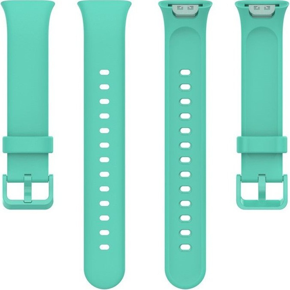 Pasek Silikonowy do Xiaomi Mi Band 7 Pro, Cyan