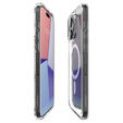 Etui Spigen z MagSafe do iPhone 15 Pro Max, Ultra Hybrid, Przezroczyste / Białe