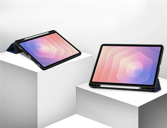 Etui do Samsung Galaxy Tab S11, Smartcase z miejscem na rysik, niebieskie