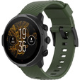 Pasek silikonowy do zegarka Suunto 9, Zielony