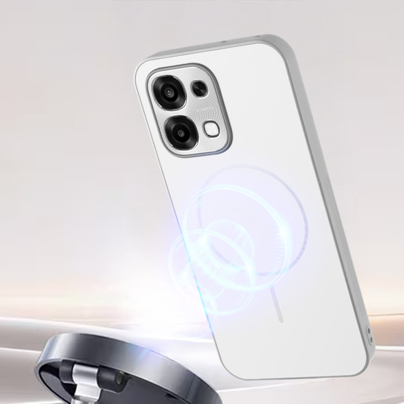 Etui ochronne do Oppo A6 Pro 5G, do MagSafe, białe