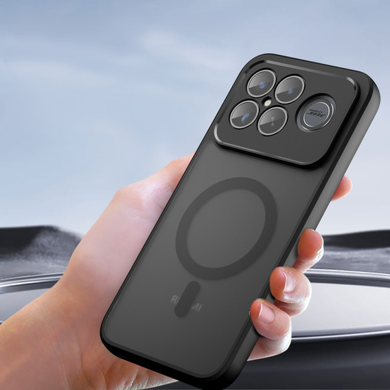 Etui do Xiaomi Poco F8 Ultra, do MagSafe, ERBORD Matt Case, czarny
