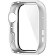 2w1 Etui + Szkło Hartowane do Huawei Watch Fit 4, Srebrne