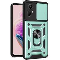 Etui pancerne do Xiaomi Redmi Note 12S 4G, CamShield Slide, zielone