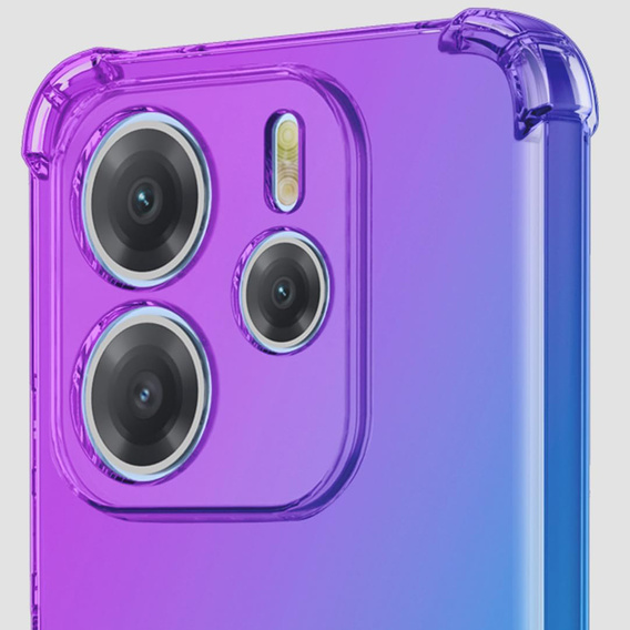 Etui Gradient Dropproof do Xiaomi Redmi Note 14 4G, Fioletowe / niebieskie
