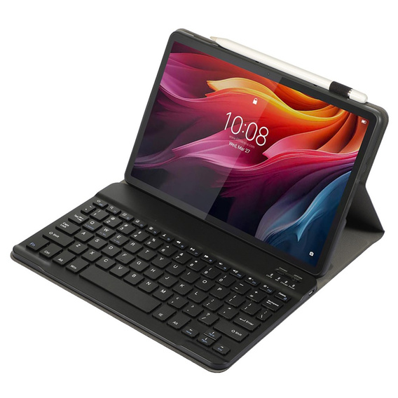 Etui z klawiaturą do Lenovo Tab K11 Plus, czarne