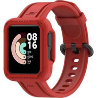 Pasek + Etui do Xiaomi Redmi Watch 2 Lite / Xiaomi Mi Watch Lite, Czerwony