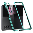 Etui Electroplating Frame do Samsung Galaxy Z Fold 4 5G, Green