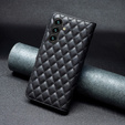 Etui z klapką do Samsung Galaxy A56 5G, Wallet, BINFEN COLOR, czarne