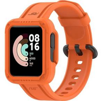 Pasek + Etui do Xiaomi Redmi Watch 2 Lite / Xiaomi Mi Watch Lite, Pomarańczowy